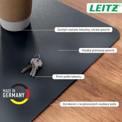 Mapa birou piele reciclata, 70 x 36 cm, Leitz